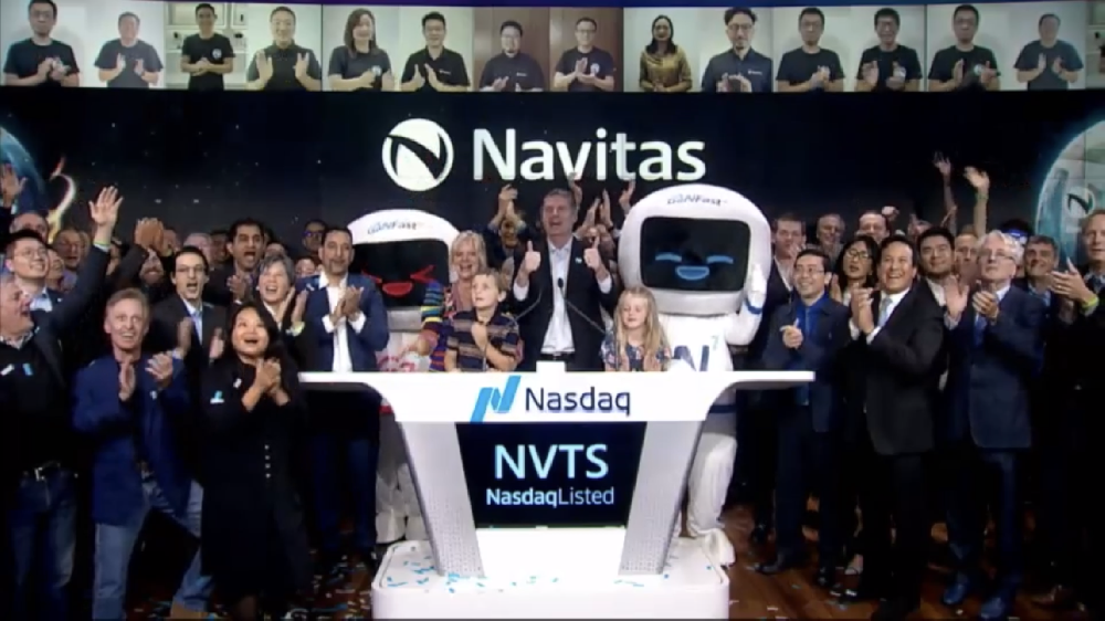 項目上市 | 納微半導體（Navitas）登陸納斯達克，上市當日總市值超16億美元